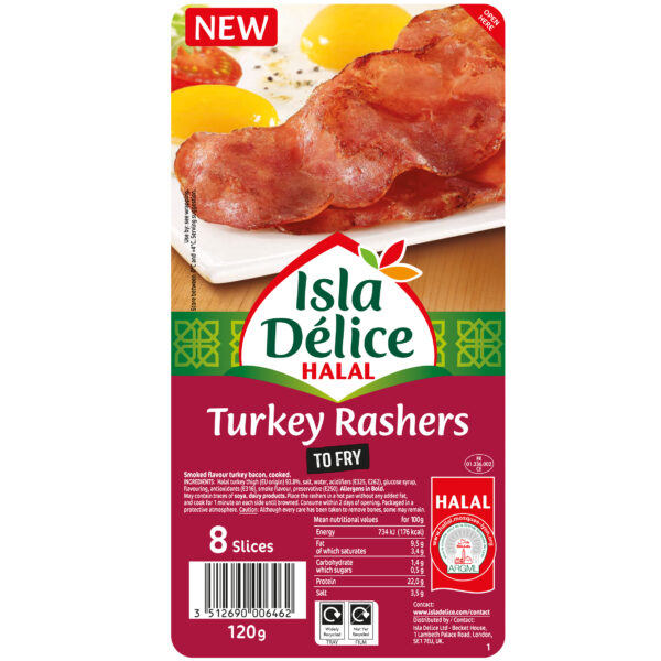 Turkey Rashers x8